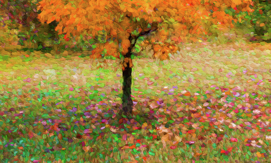 Rainbow Tree Impression Digital Art by Kevin Lane