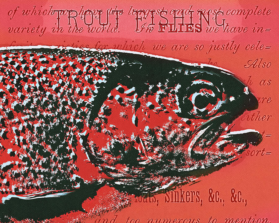Rainbow Trout Mixed Media Mixed Media by Dan Sproul Rainbow Trout Mixed Media Mixed Media by Dan Sproul