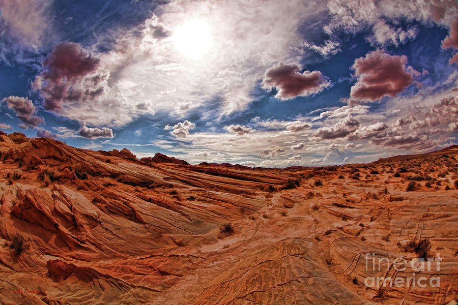 Rainbow Vista Valley Of Fire Dried River Bed Photograph by Blake Richards