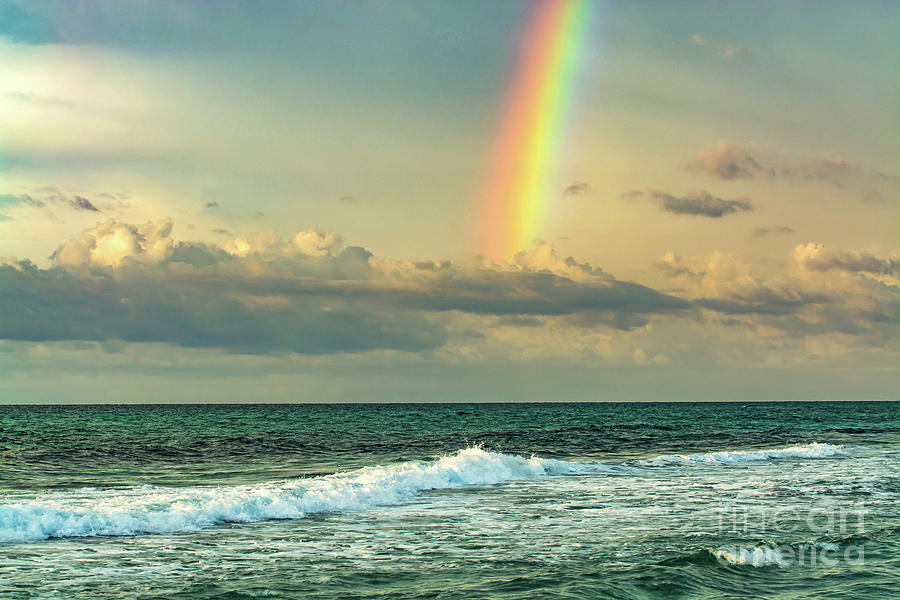 Rainbow Waves, Pensacola Beach, Florida Photograph by Beachtown Views