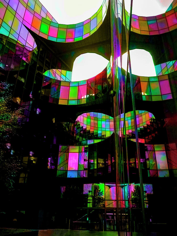 Rainbow Windows Digital Art by Steve Taylor