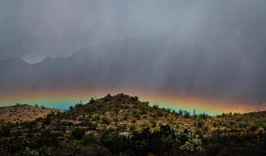 Rainbows And Snow Flurries In The Supes  Photograph by Saija Lehtonen