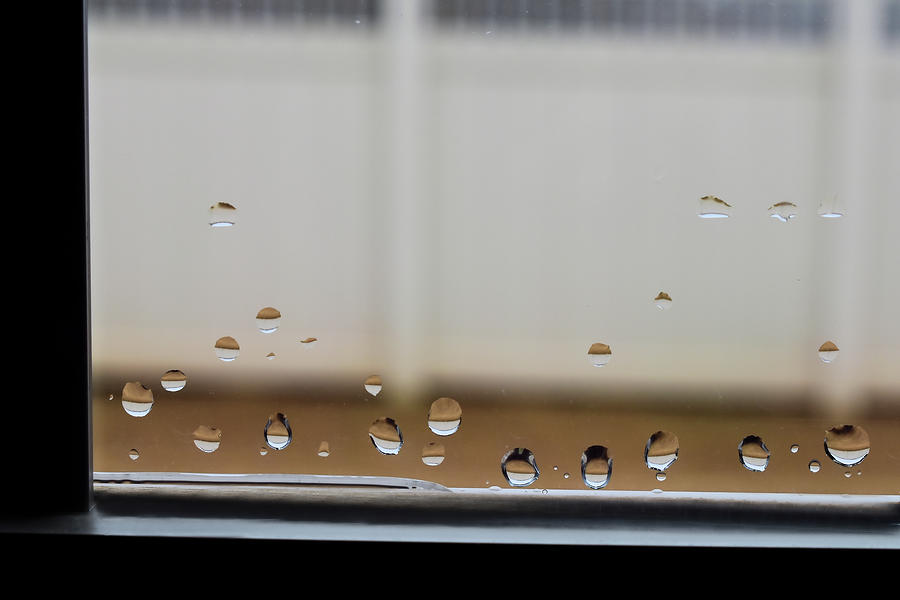 Raindrops On The Window Photograph by Kathy K McClellan