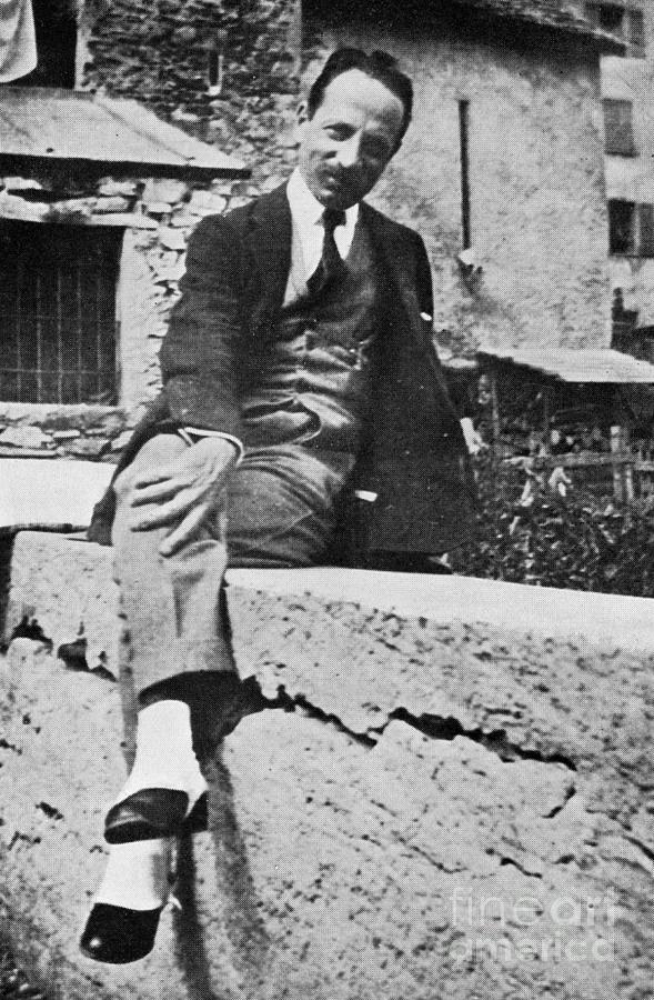 Rainer Maria Rilke, 1925, German poet Photograph by European School