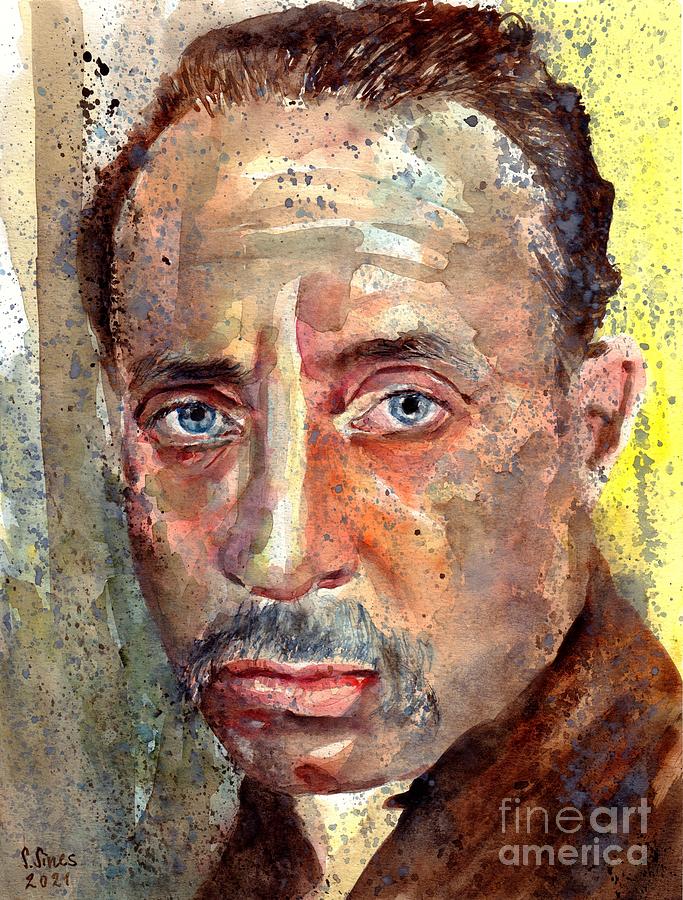 Rainer Maria Rilke Painting - Rainer Maria Rilke Portrait by Suzann Sines
