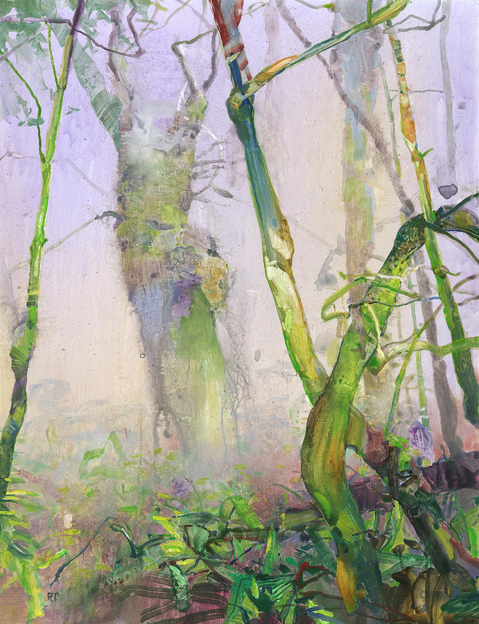Rainforest Painting - Rainforest Tangle by Randall David Tipton
