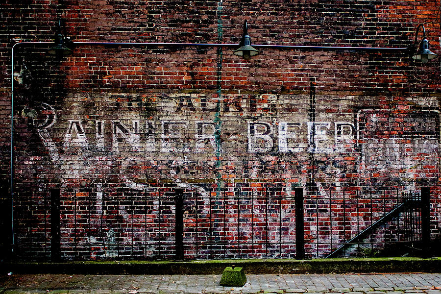 Rainier Beer Mural, Seattle Photograph