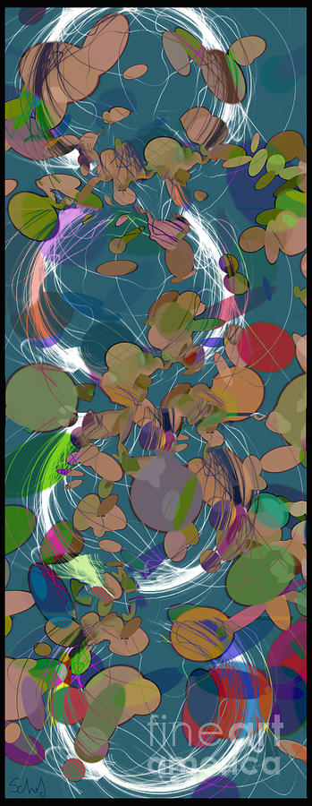 Raining Orbs Digital Art by Gabrielle Schertz