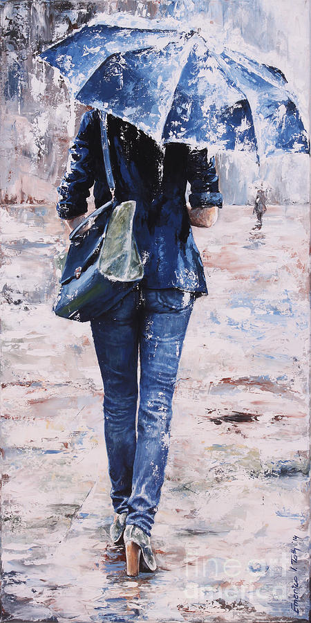 Impressionism Painting - Rainy Day #22 by Emerico Imre Toth