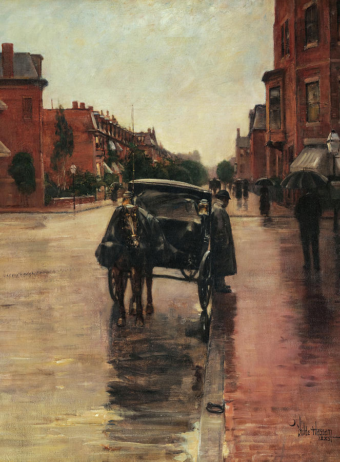 rainy day childe hassam