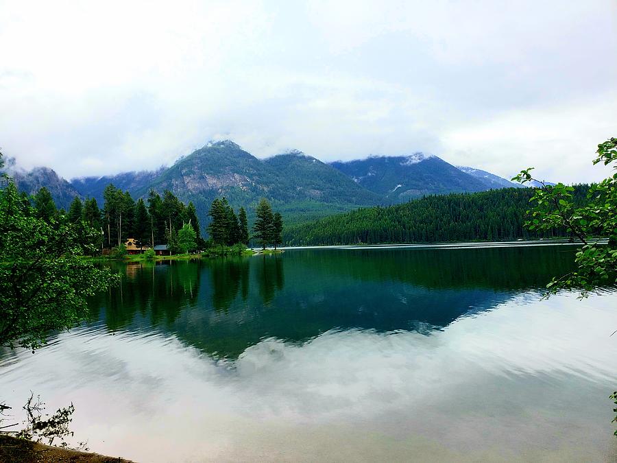 Rainy Day at the Lake Photograph by Elle Brown - Fine Art America