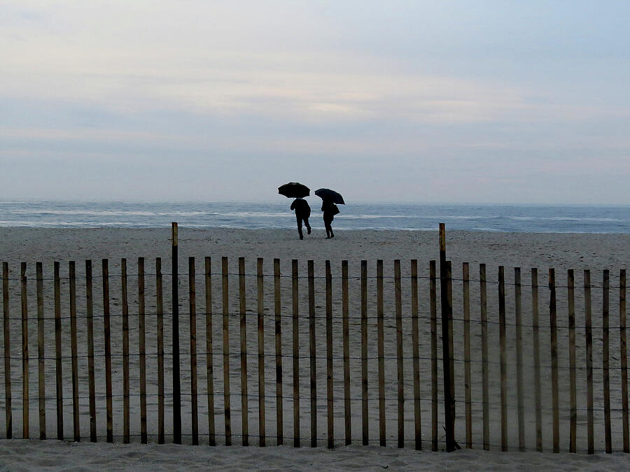 Rainy Day in Cape May Photograph by Linda Stern