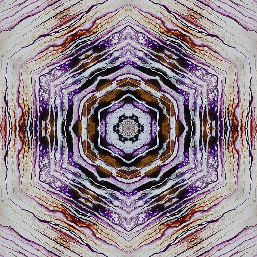 Rainy Day - Kaleidoscope  Digital Art by Themayart