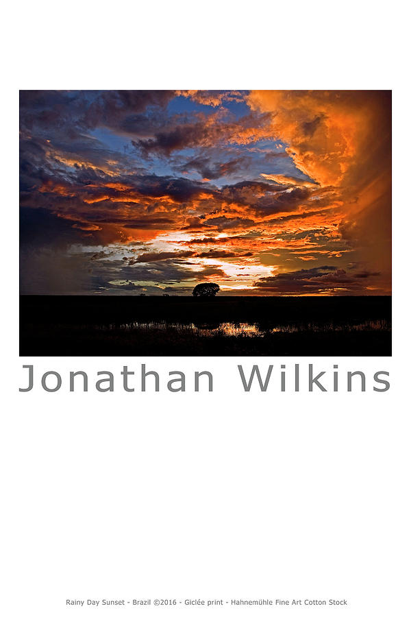 Nature Photograph - Rainy Day Sunset by Jonathan Wilkins