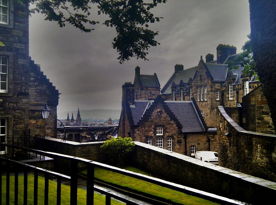 Rainy days in Edinburgh Photograph by Annamaria Melegh | Fine Art America