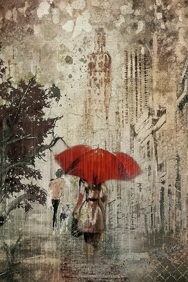 Rainy Days Digital Art by Maggy Pease