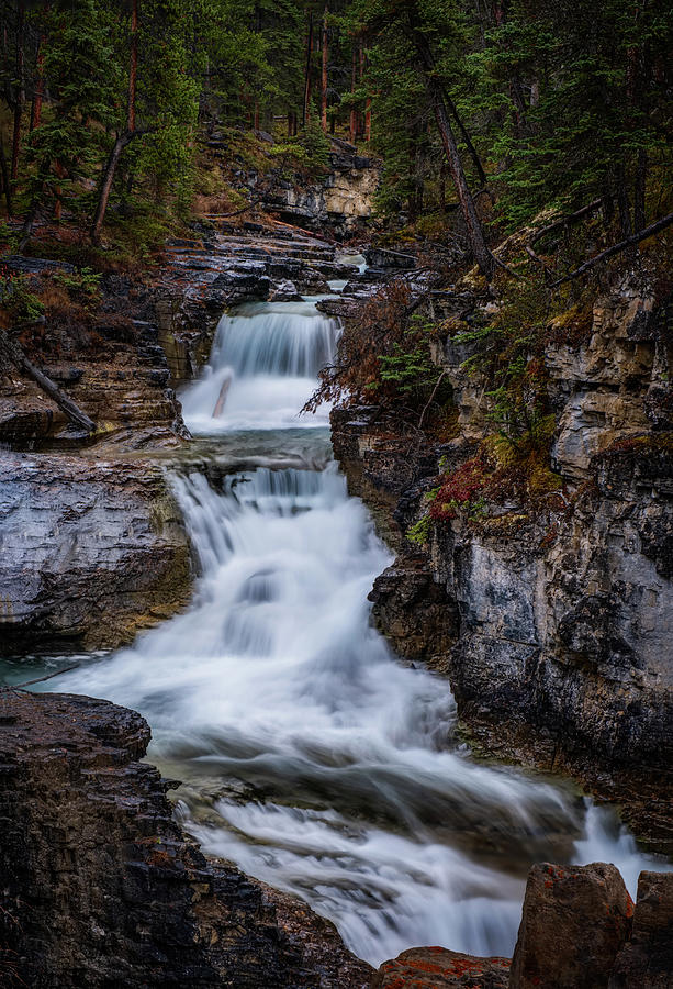 Rainy Fall Morning in the Canadian Rockies Photograph by Yves Gagnon ...