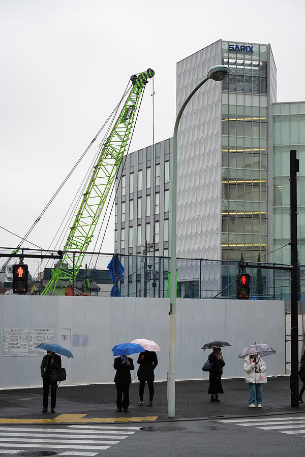 Rainy Morning - Waiting in Tokyo Photograph by Matthias Hauser Rainy Morning - Waiting in Tokyo Photograph by Matthias Hauser