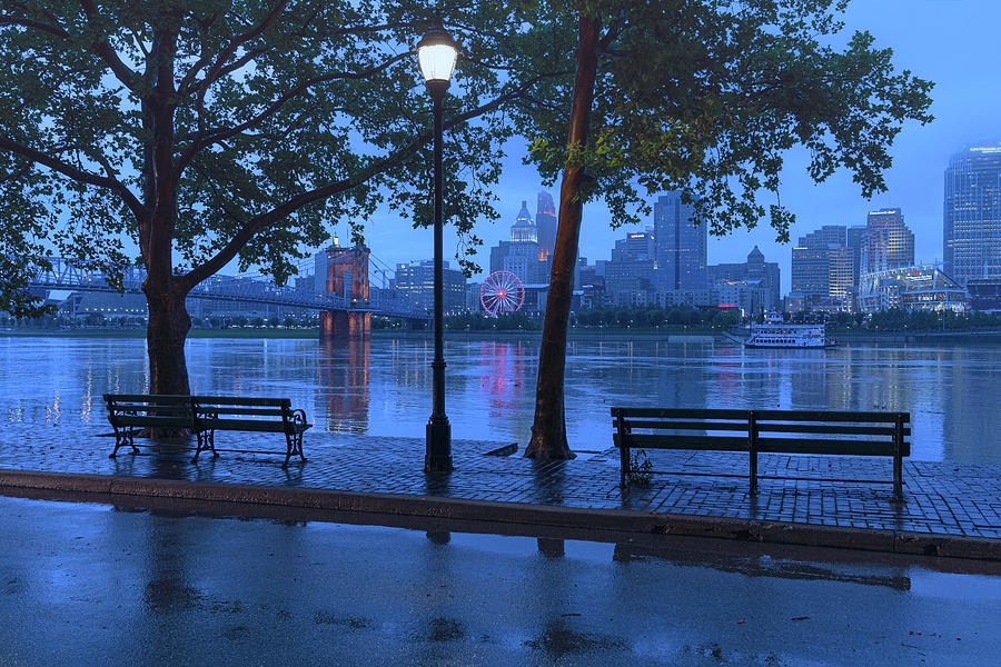 Rainy Riverfront Photograph by Jon Reynolds