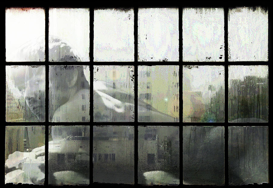 Rainy Window Digital Art by John Waiblinger