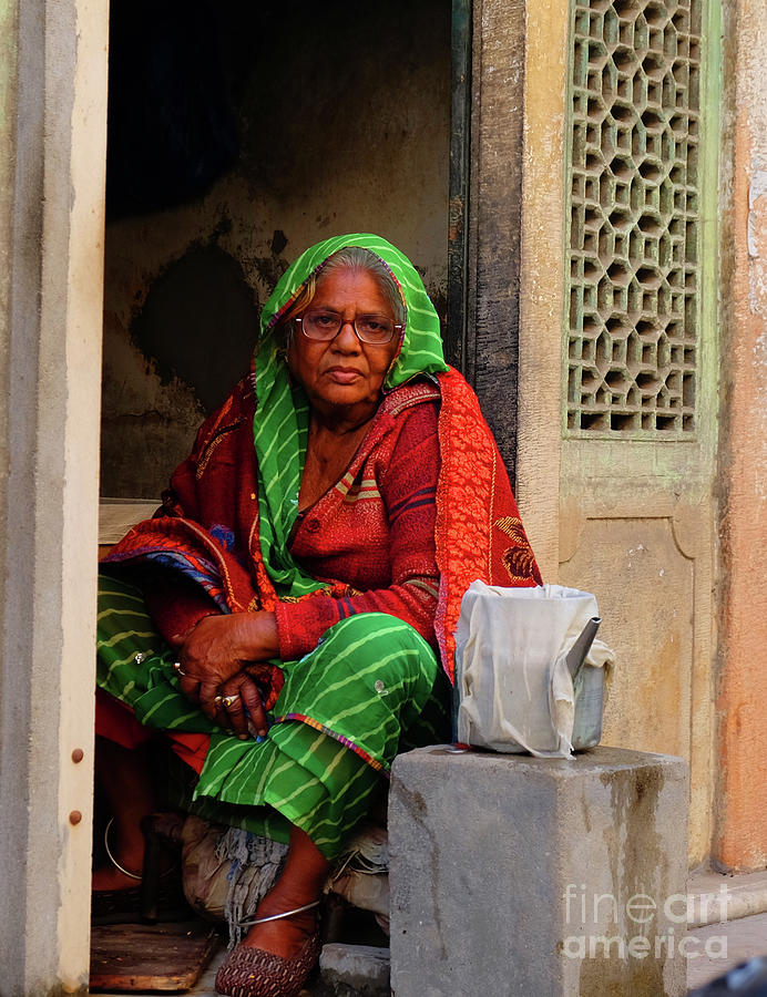 Rajasthani Tea Lady Photograph by Mini Arora