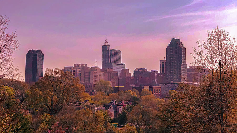 Raleigh Skyline Photograph by Rick Nelson