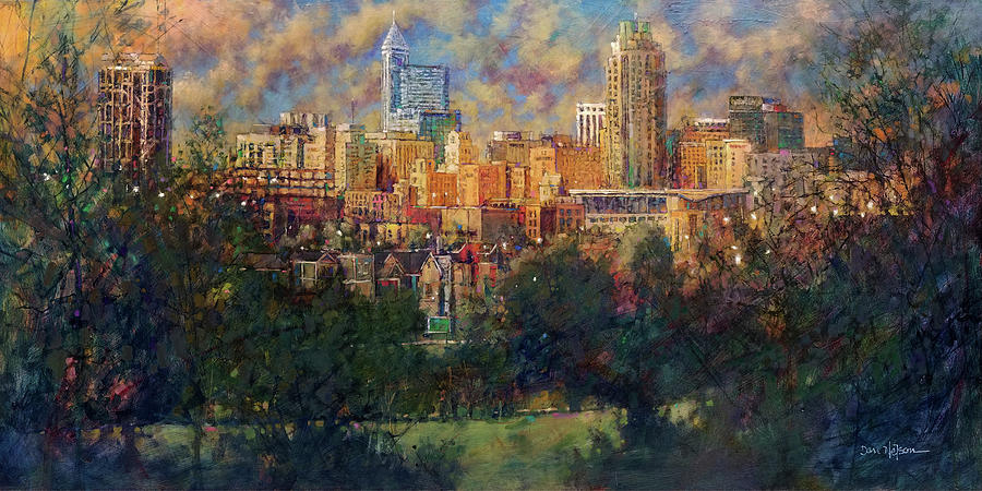 Raleighs True Colors Painting by Dan Nelson