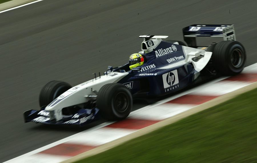 Ralf Schumacher on the track Photograph by Clive Mason