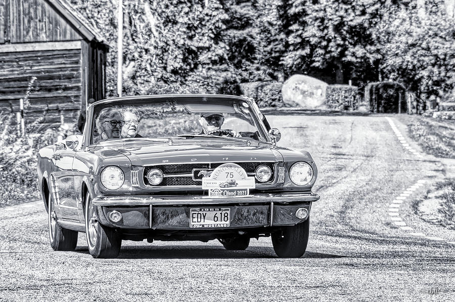 Rally Car 75 B and W Photograph by Elaine Berger