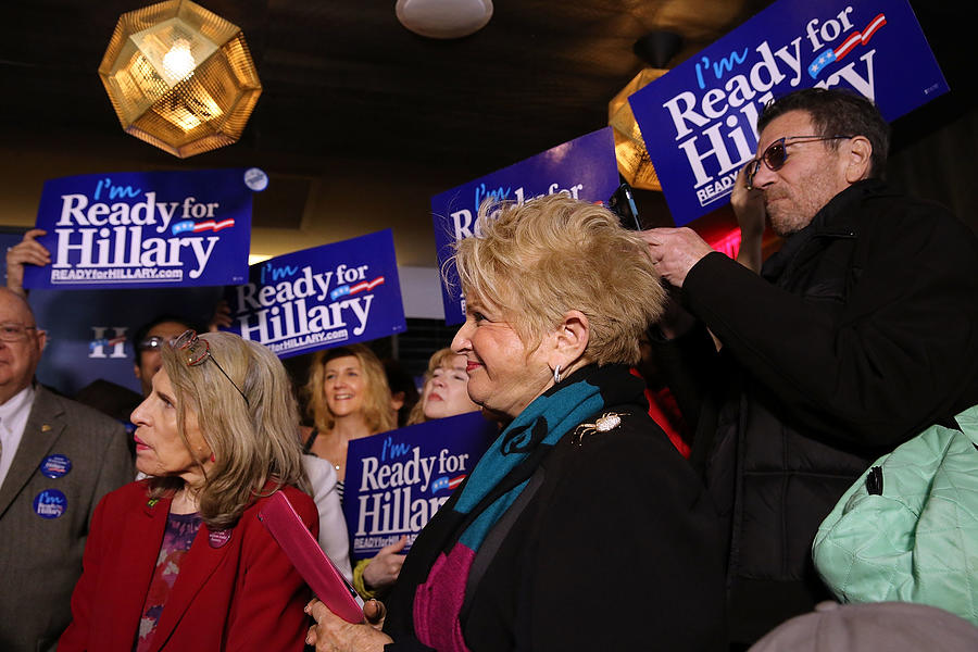 Rally Held In New York For Hillary Clinton Photograph by Spencer Platt Rally Held In New York For Hillary Clinton Photograph by Spencer Platt