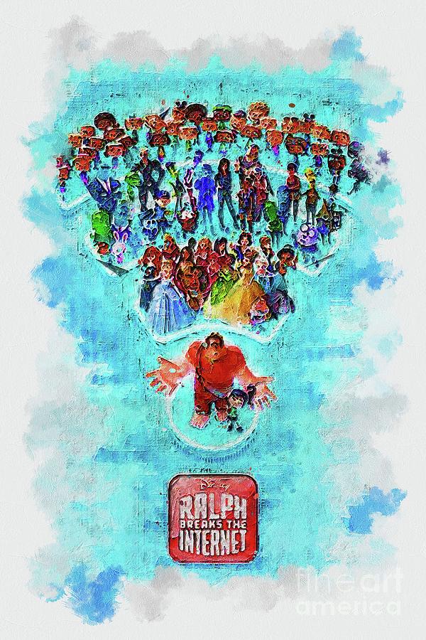 Ralph Breaks The Internet Painting by Emelia Marquardt - Fine Art America