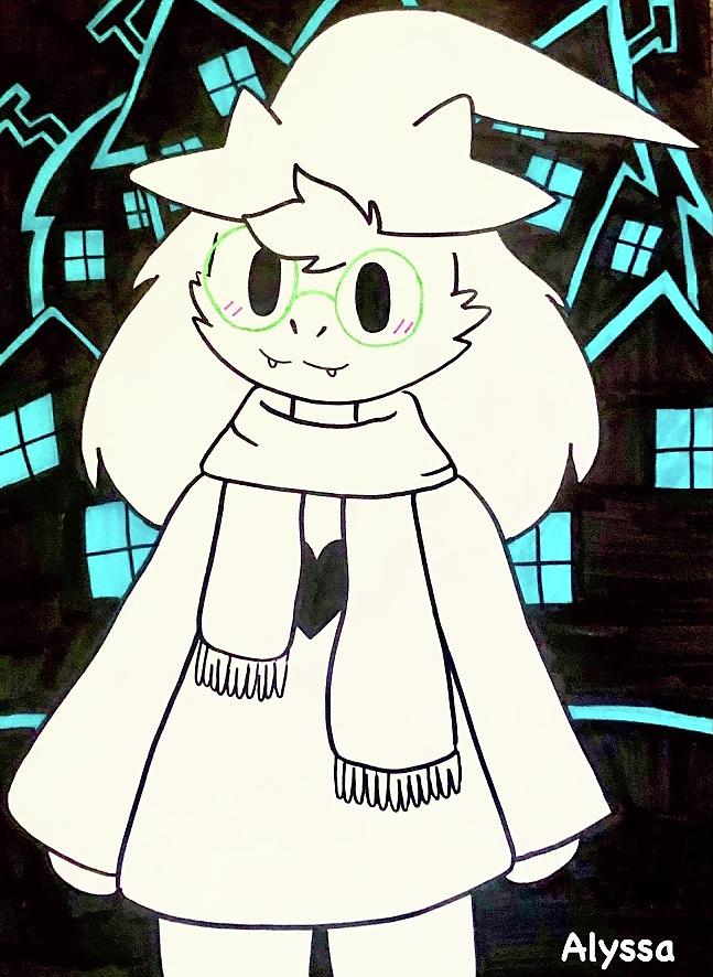 Ralsei Deltarune Drawing by Alyssa Beall | Pixels