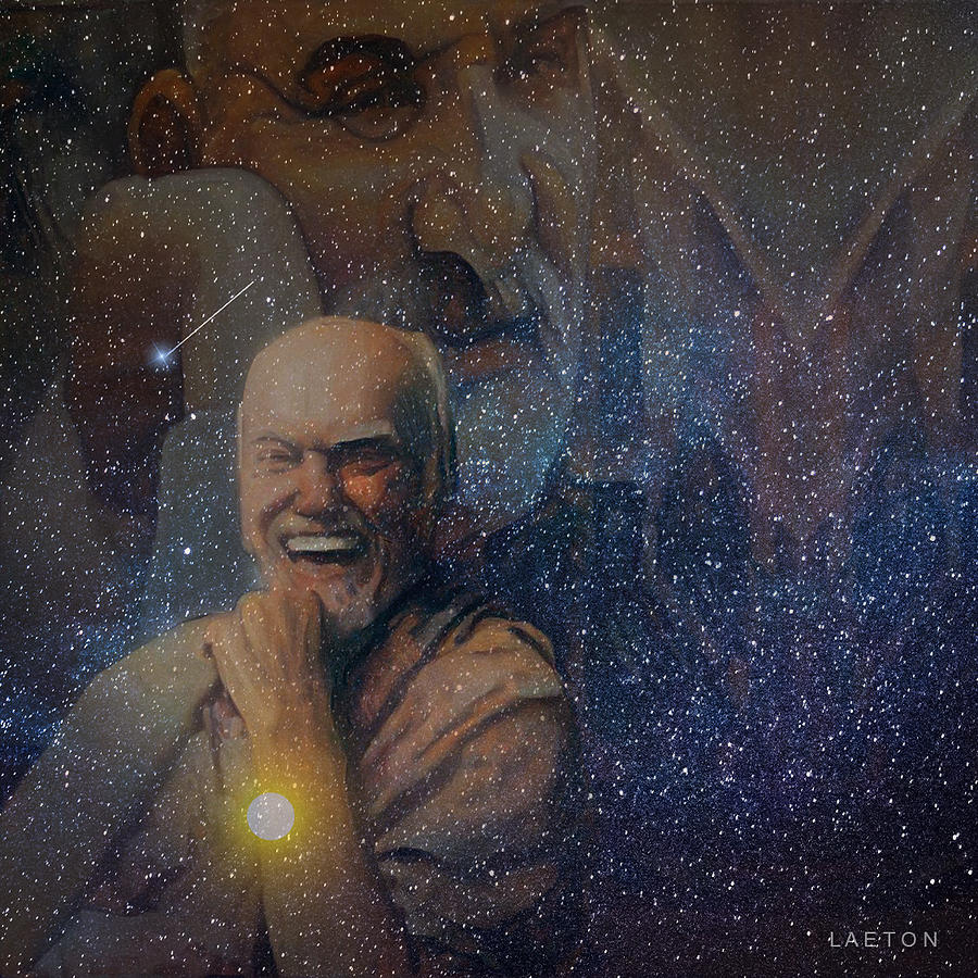 Ram Dass Digital Art by Richard Laeton