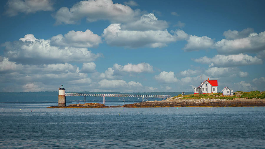 Ram Island Lighthouse Photograph by Guy Whiteley