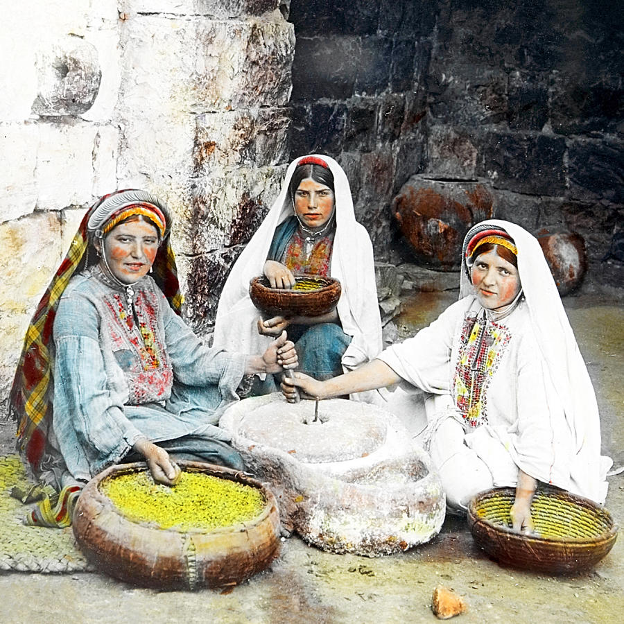 Ramallah 1924 in Colors Photograph by Munir Alawi