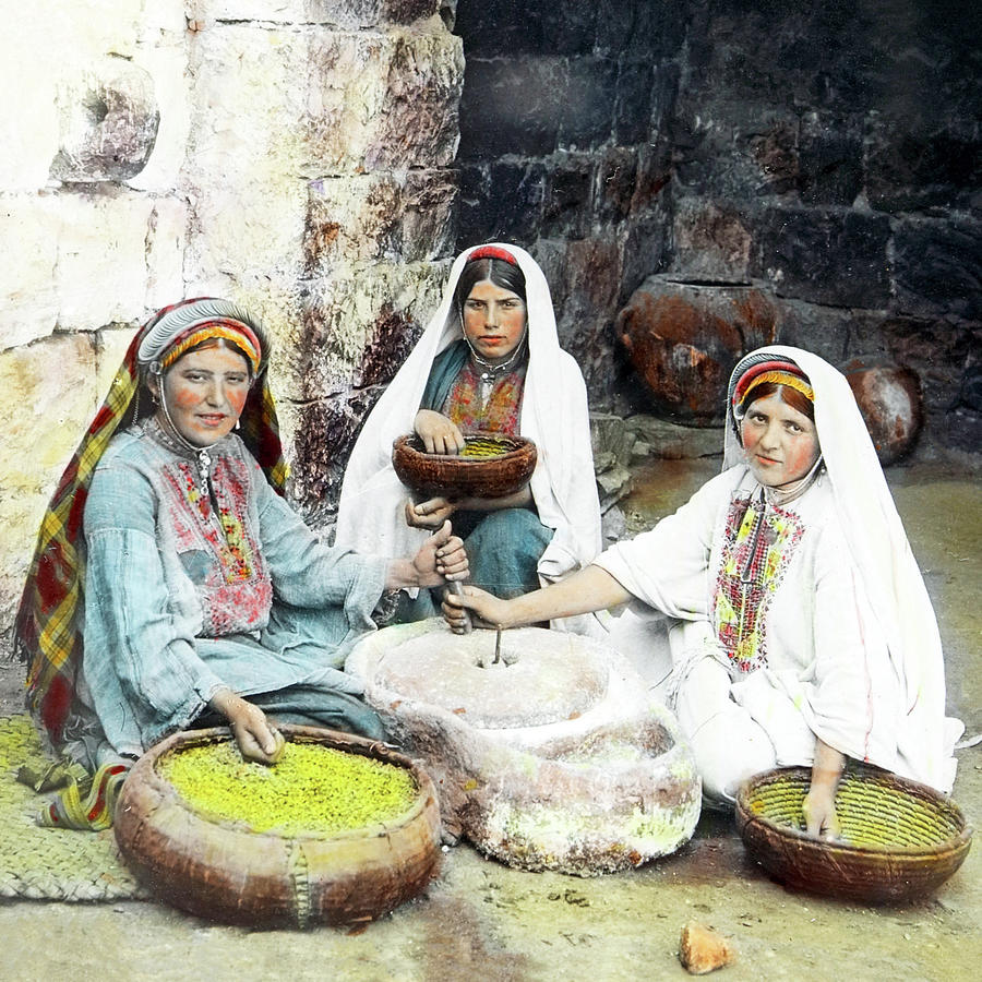 Ramallah Women in 1924 Photograph by Munir Alawi
