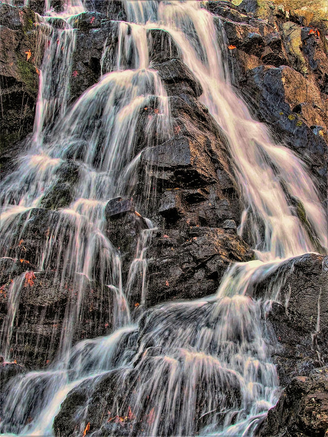 Ramapo Reserve Falls Digital Art by Bearj B Photo Art