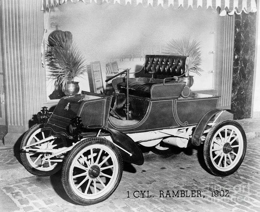 Rambler Automobile, 1902 Photograph by Granger