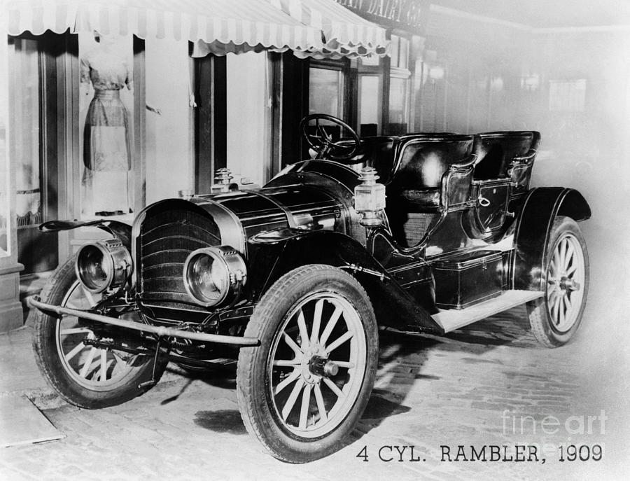 Rambler Automobile, 1909 Photograph by Granger