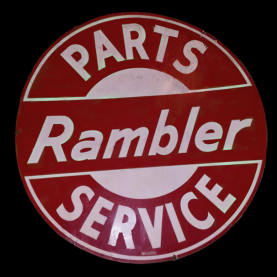 Rambler service vintage sign Photograph by Flees Photos