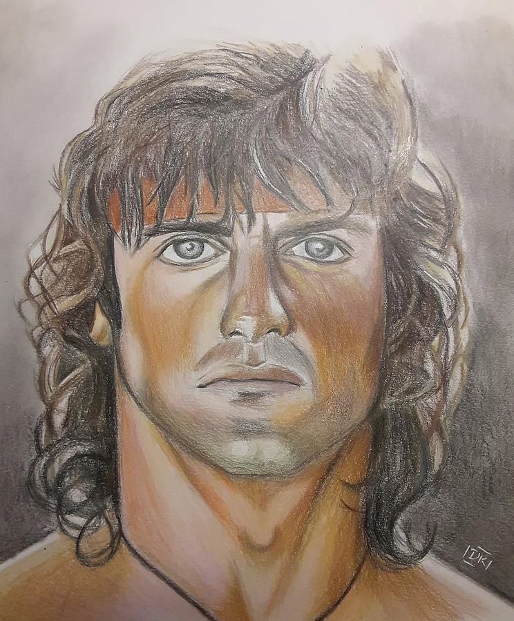 Rambo Drawing by Daniel King | Fine Art America