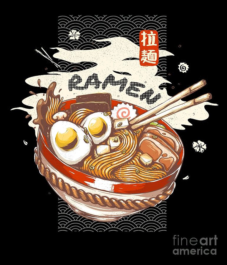 Ramen dark Painting by Allen Roberts - Fine Art America