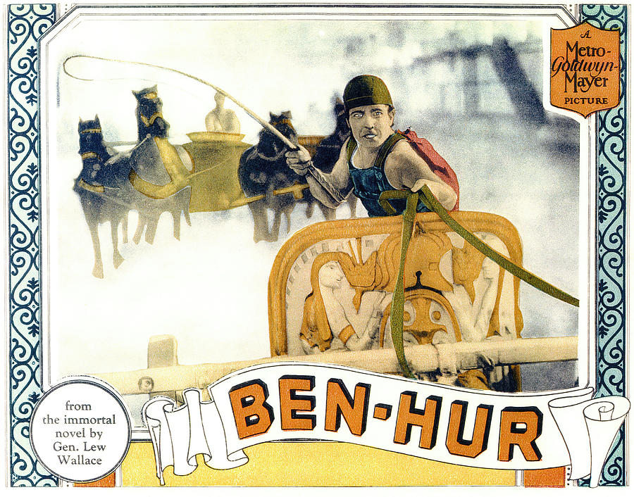 RAMON NOVARRO in BEN-HUR -1925-, directed by FRED NIBLO. Photograph by Album