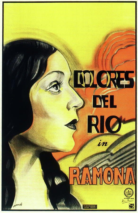 Ramona, 1928 - art by Dolly Rudeman Mixed Media by Movie World Posters