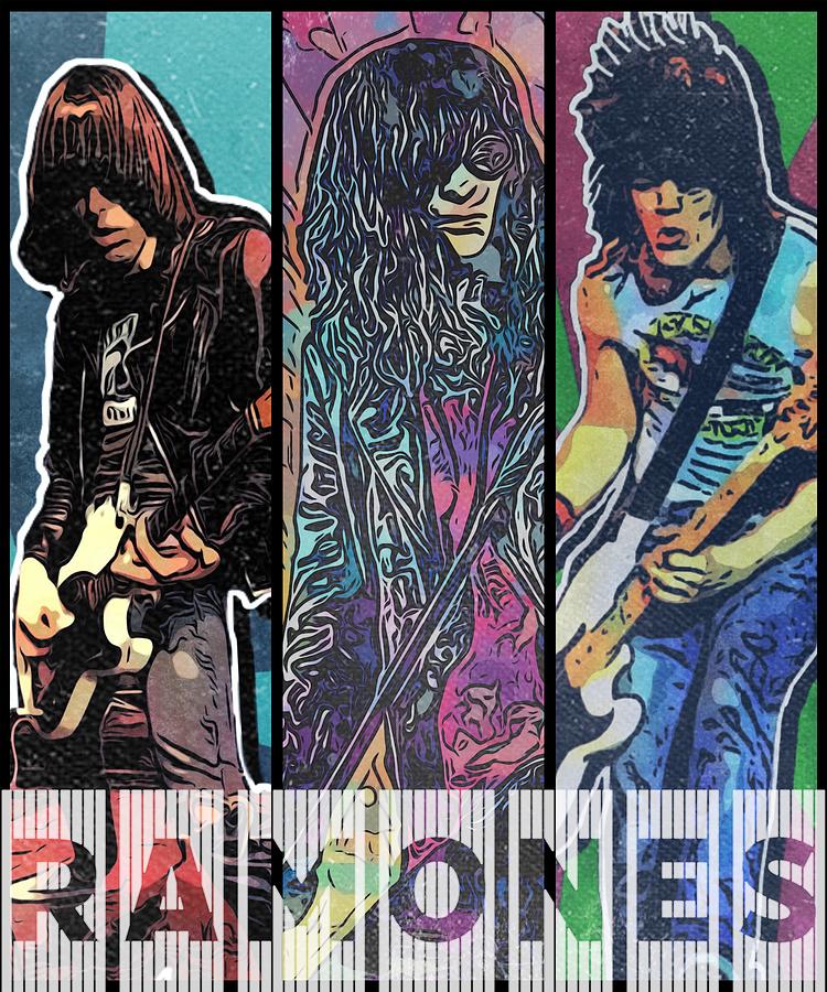 Ramones Pop Art Collage II Digital Art by Christina Rick