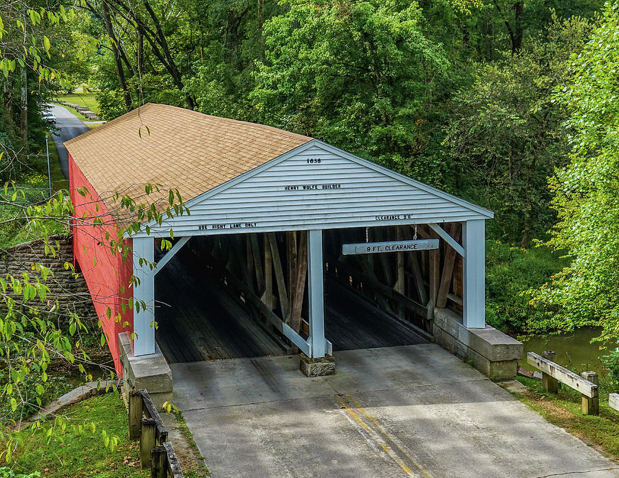 Ramp Creek Covered Bridge Photograph by Scott Smith - Fine Art America