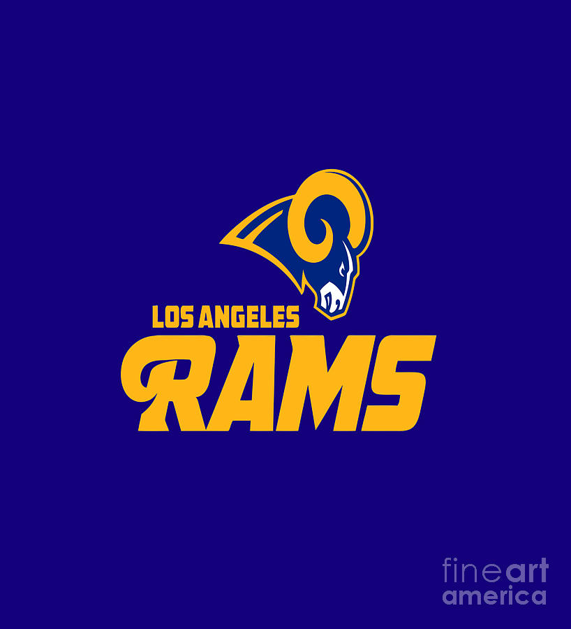 Funny Digital Art - Rams American Football by Rock Star