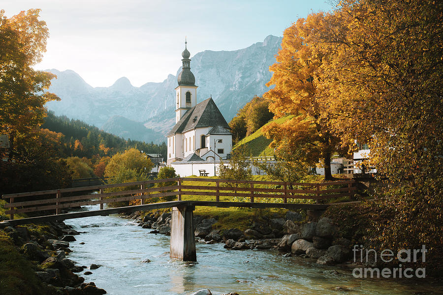 Ramsau Bei Berchtesgaden In Fall Photograph