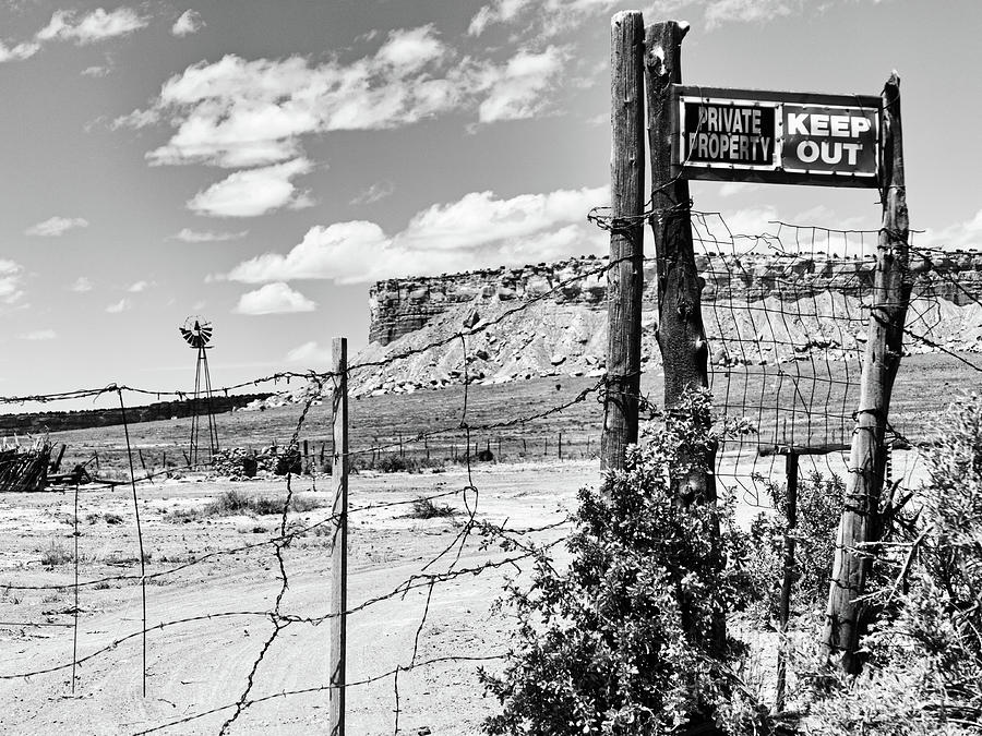 Ranch and bluff near Cabezon, NM Photograph by Segura Shaw Photography