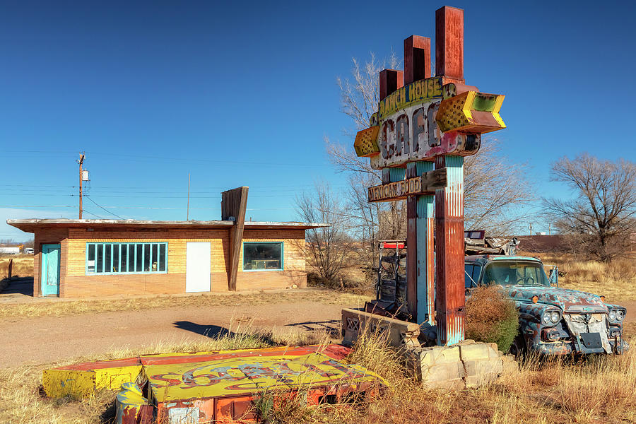 Ranch House Cafe - Tucumcari Photograph by Susan Rissi Tregoning